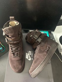 Nike SF Air Force 1 High Velvet Brown Size 9