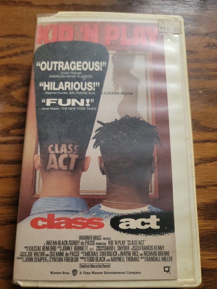 Class Act (📼VHS, 1992) Kid 'N Play. Tested👍 *HTF @06