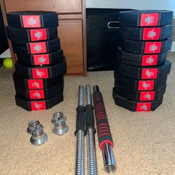 At-Home Adjustable Dumbbell Set