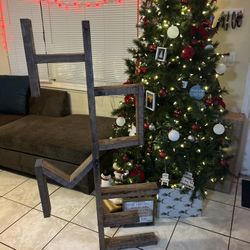 Custom Handmade Floor Shelf