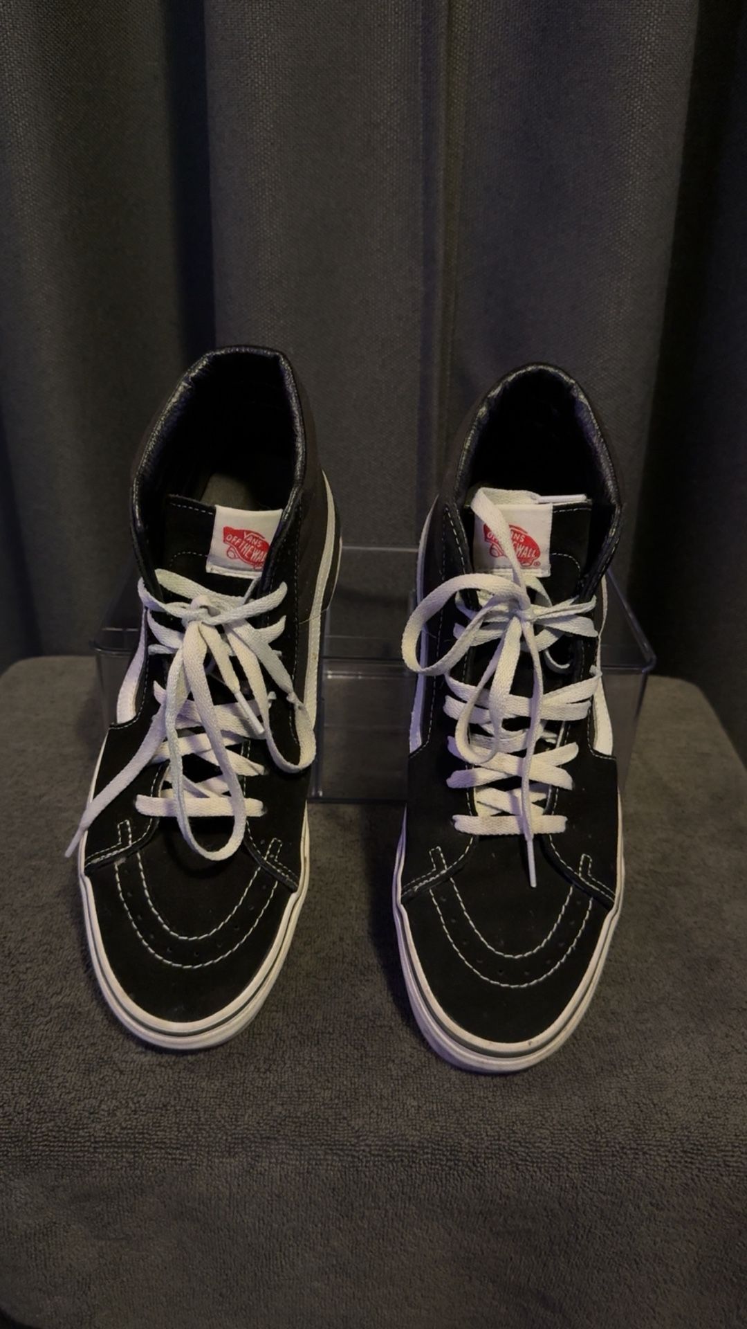 Men’s Black High Top Vans 