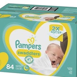 Unopened 84count Size 0 Pampers