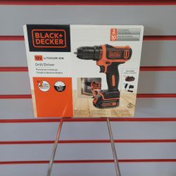 Black+Decker 12v Drill/Driver