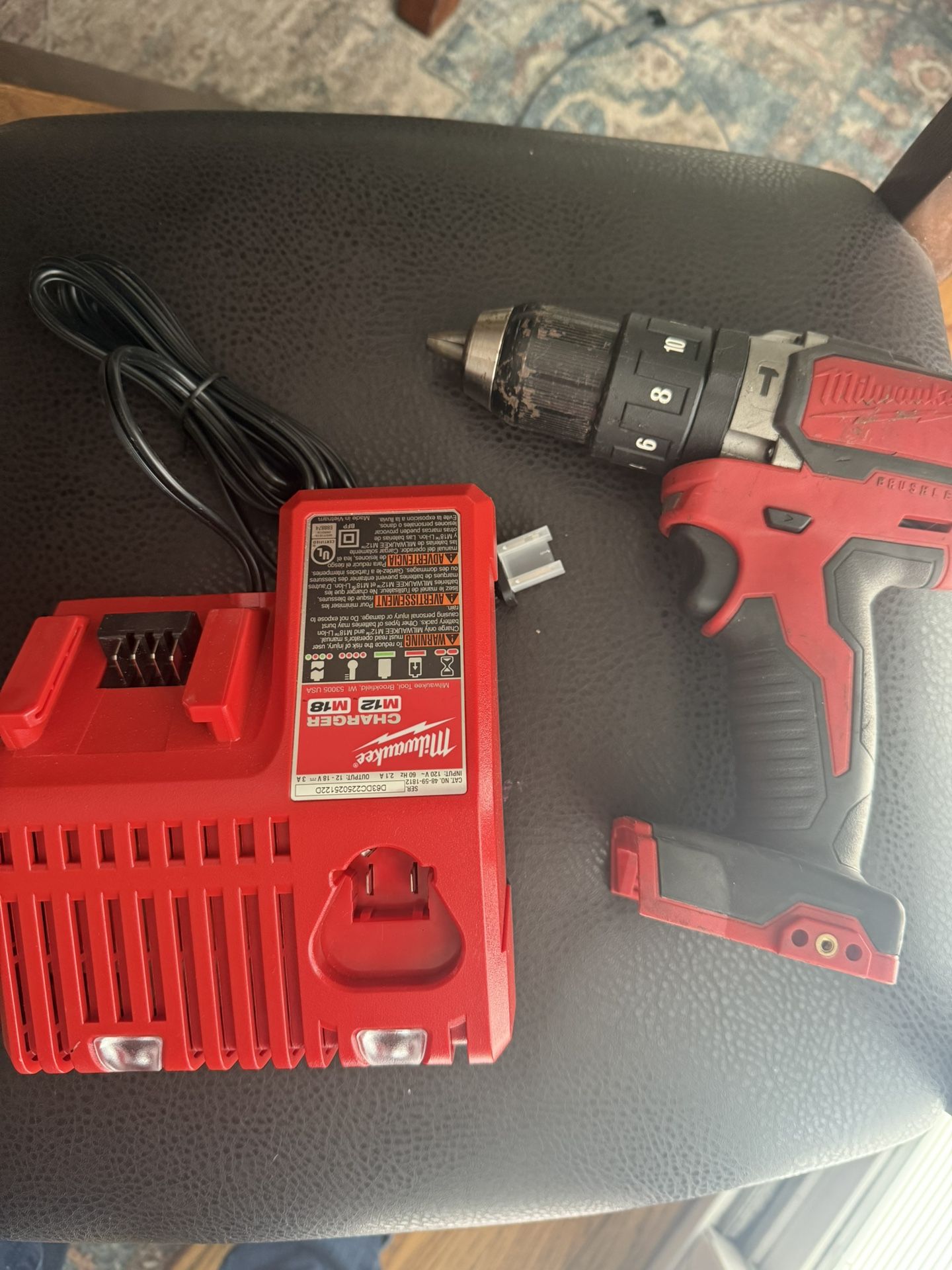 Milwaukee Drill And Charger 