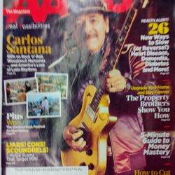 AARP Magazine August-Sept 2019  Carlos Santana Woodstock's Memories 