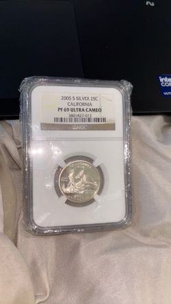 Certified Silver coin 2005