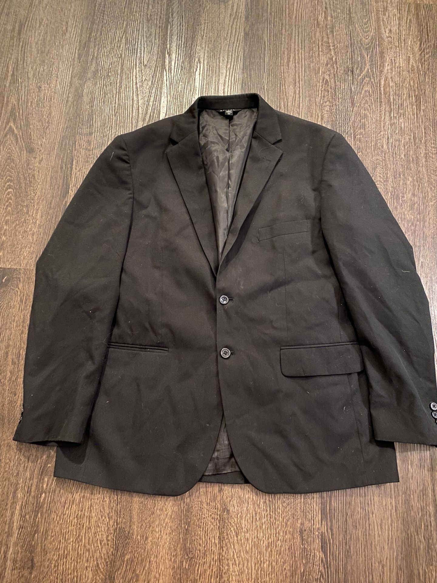 Mens Black Suit Jacket Size 44 Regular By George #10