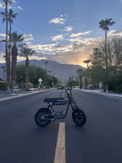 Black Mini Electric Bike