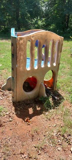 Large kid climber with slide.