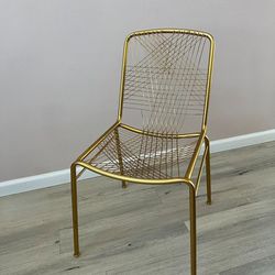 Alpha Brass Metal Chair 