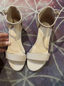 Beige/ Nude Heels For Girls