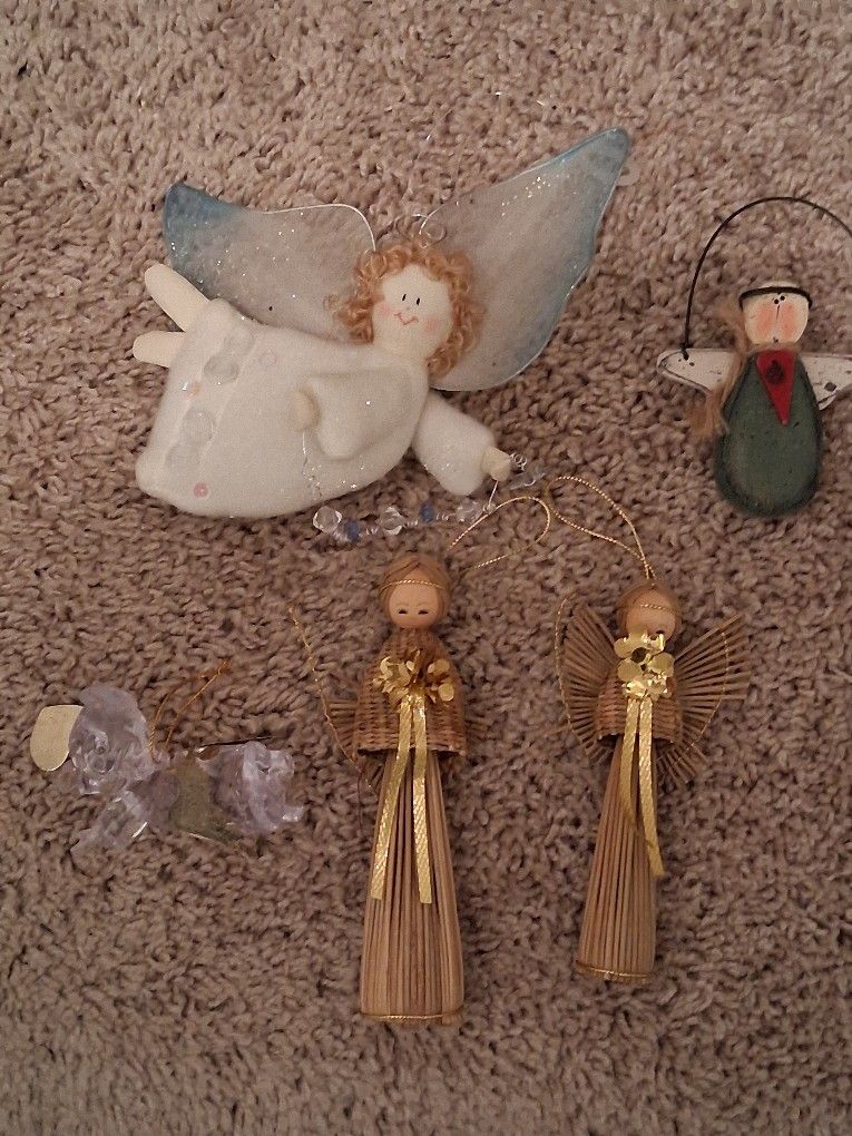 Lot Of Angel Ornaments