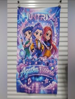 30x60 demon hunter "towel" decor