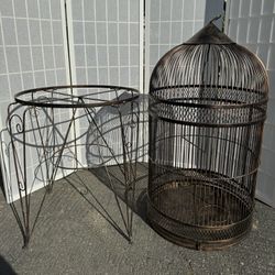 Beautiful, large vintage birdcage