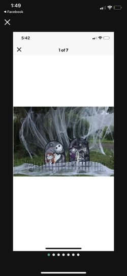 Halloween   Nightmare Before Christmas Cemetery Graveyard Decoration Kit 