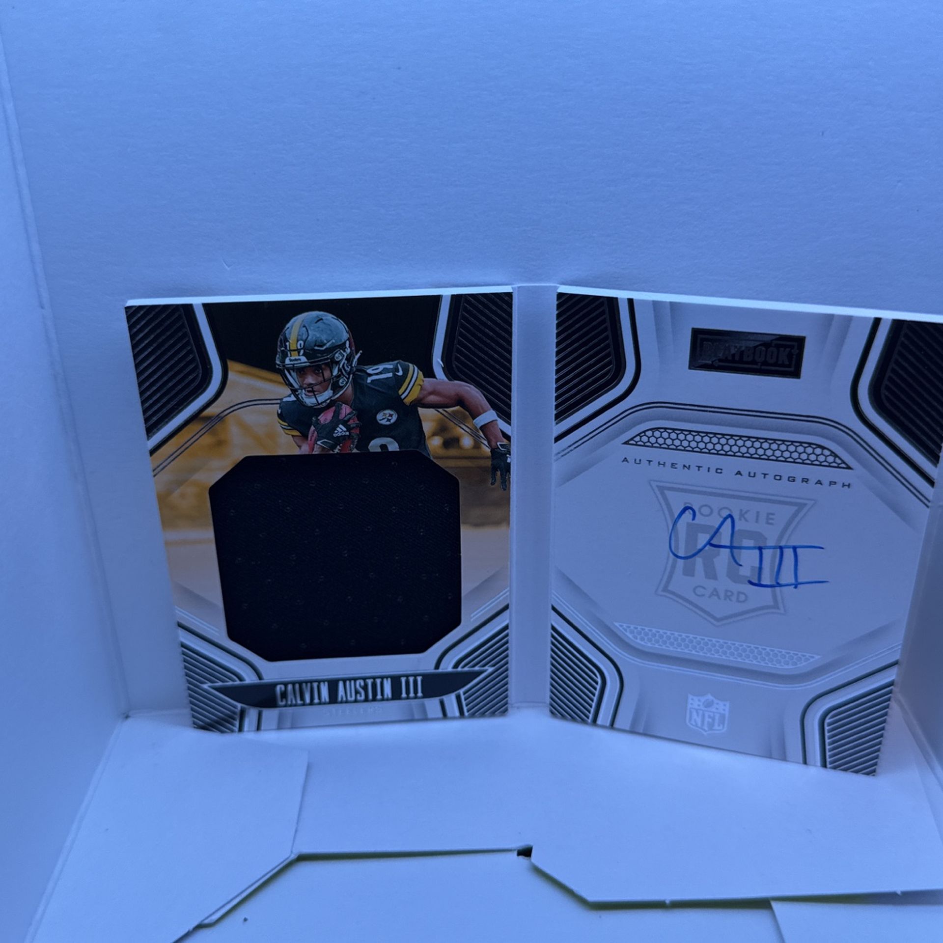 Calvin Austin Booklet Rookie On Card Auto