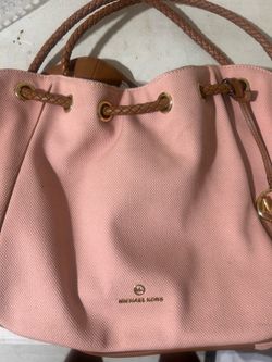 Michael Kors Montauk Large Tote Bag – Pink & Brown – New with Tags