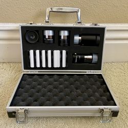 ZHUMELL Astronomical 12 Piece 1.25'' Telescope Eyepiece and Filter Accessory Kit