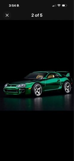 Hot wheel RLC Exclusive Spectraflame Green 1997 Toyota Supra