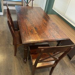 Dining table and 6 chairs