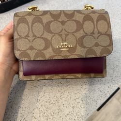 Mini Klare Crossbody Bag In Signature Canvas