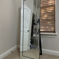 6ft Body Size Glass Bezel Mirror
