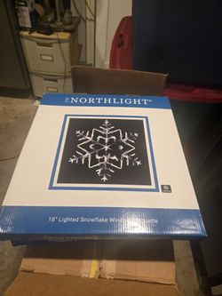 Northlight 18" Lighted Snow Flake