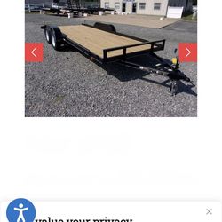 17" tandem trailer