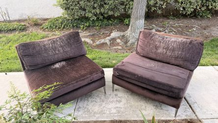 rn Accent Chairs / Armless Lounge Chairs – Set of 2