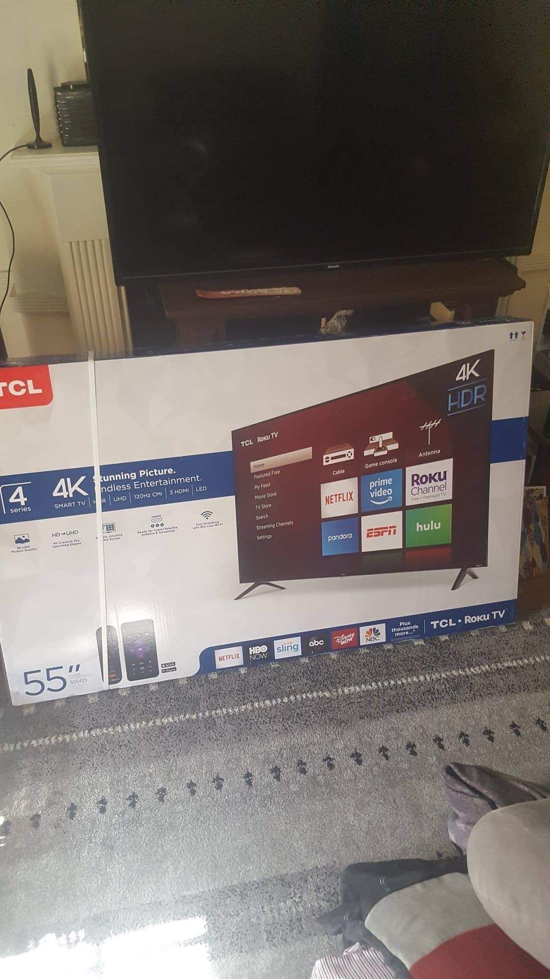 TCL 55" Smart TV 4K