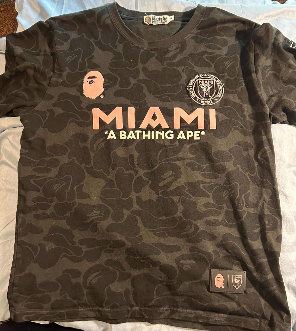 Bape X Inter Miami CF Shirt Size M