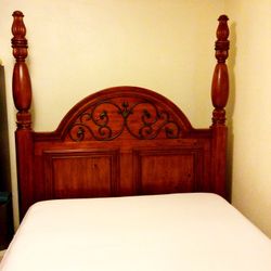 Queen Size Bed Frame with Box Spring