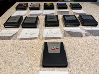 Commodore 64 Atari Vintage cartridge games Commodore 64 Atari Vintage cartridge games