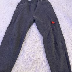 dark gray sweatpants