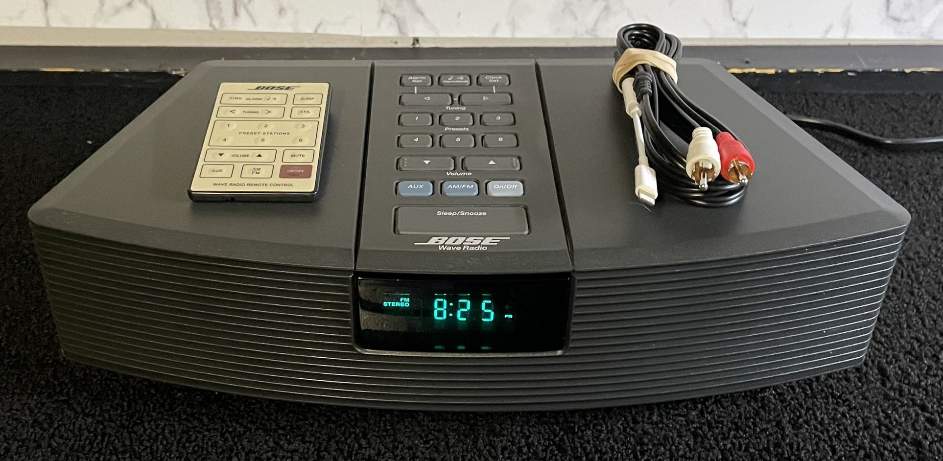 Bose Wave Radio #3 With Remote And Phone Cable- Graphite