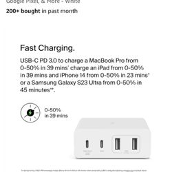 Belkin BoostCharge Pro 108W 4-Port GaN Charger