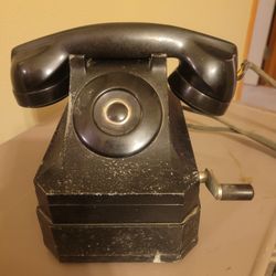 1930's Stromberg Carlson 1248W Magneto Desk Phone