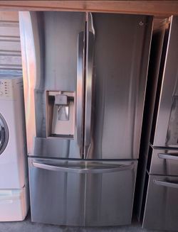 LG Stainless Steel Refrigerator And Freezer