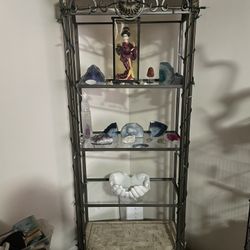 85% OFF!! Beautiful Vintage Marble Shelving Unit