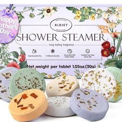 Shower Steamers Aromatherapy Spa Gifts for Women 8 PCS, Shower Bombs Birthday Gift for Mom with Lavender Natural Essential Oils, Self Care & Relaxatio