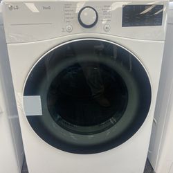 LG 7.4cu Stackable Gas Dryer. Washer Set Available. $50 To Finance I