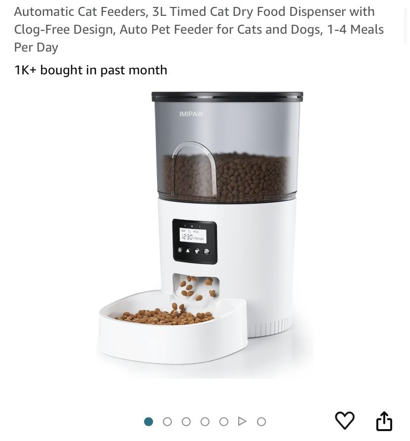 2 automatic pet feeders