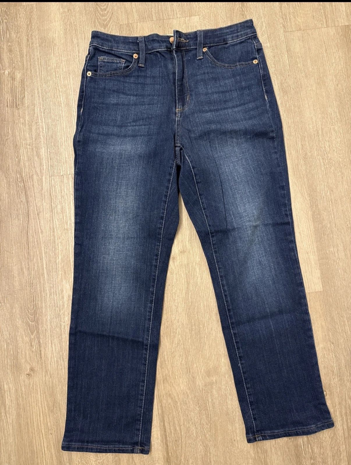 Universal Thread High Rise Slim Straight Jeans – Dark Wash, Size 4/27S