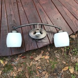 Bathroom Light Fixture. White