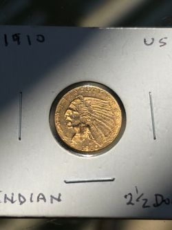 1910 $2.5 Gold Indian Quarter Eagle