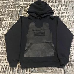 Black soldier hoodie