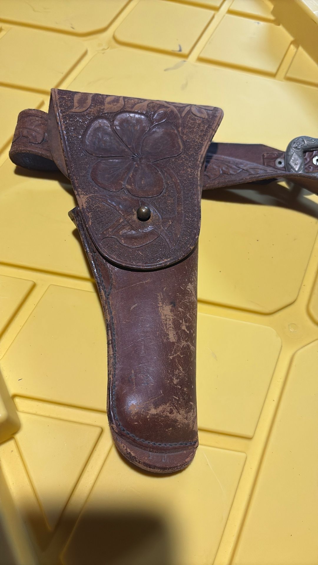 Vintage Leather Belt Holster.