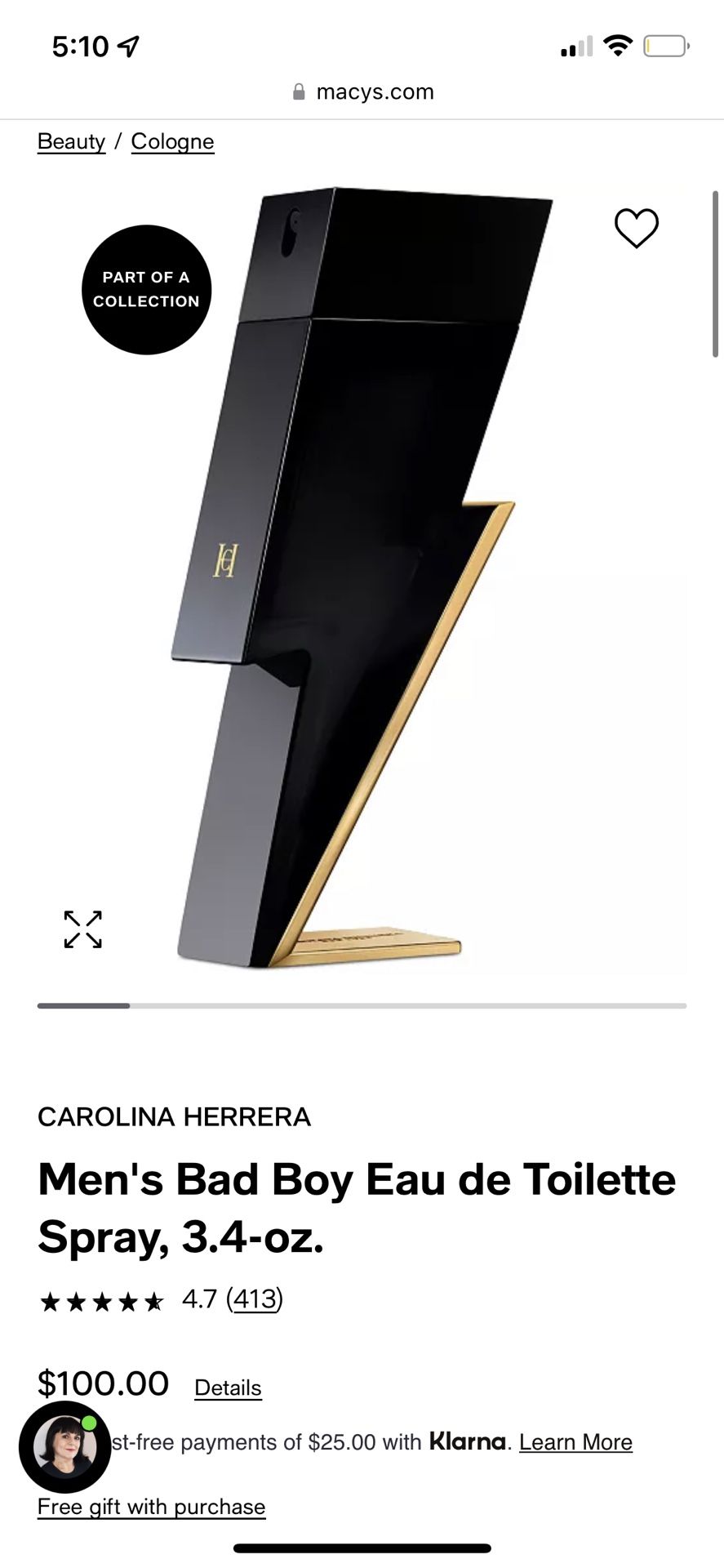 Bad Boy EDT cologne Carolina Herrera