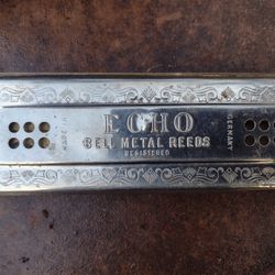 M. Hohner Echo Bell Metal Reeds Harmonica 