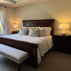 4-piece luxury Ethan Allen King bedroom set